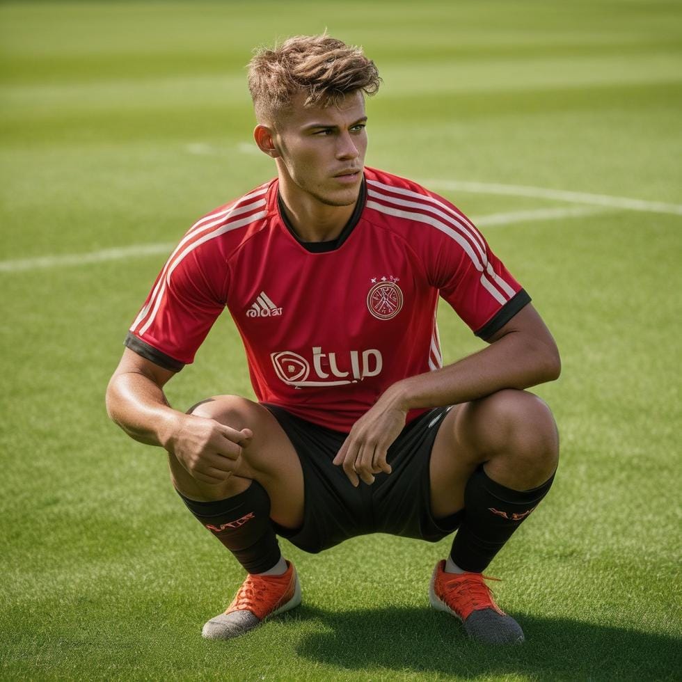 Jorrell Hato Ajax transfer a young footballer Jorrell Hato in Ajax Amsterdam kit during training