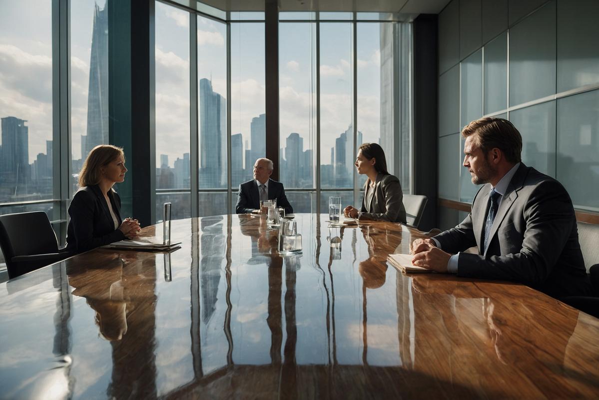 climate summit an international summit on climate change with representatives discussing renewable energy policies