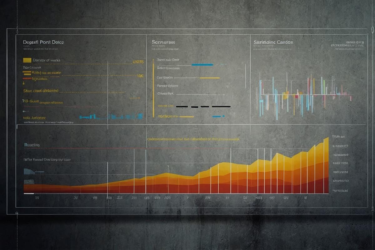 carbon emissions reduction Infographic showing declining carbon emissions worldwide due to renewable energy adoption