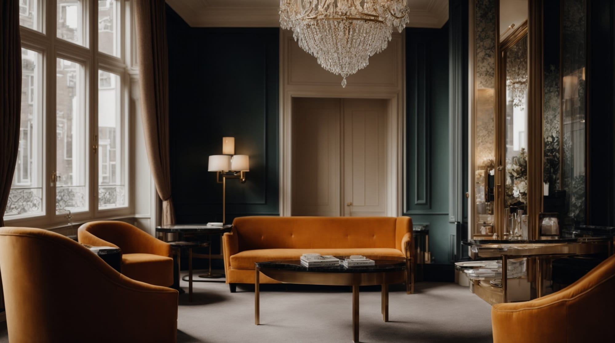 Amsterdam hotels Luxurious room in a historic hotel in Amsterdam