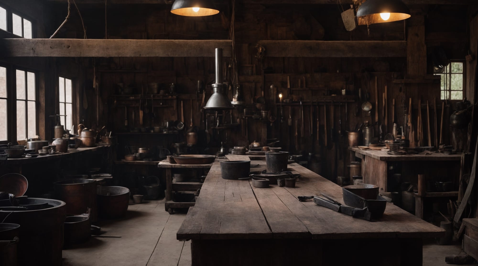 blacksmith's shop Inside the workshop of a Dutch blacksmith