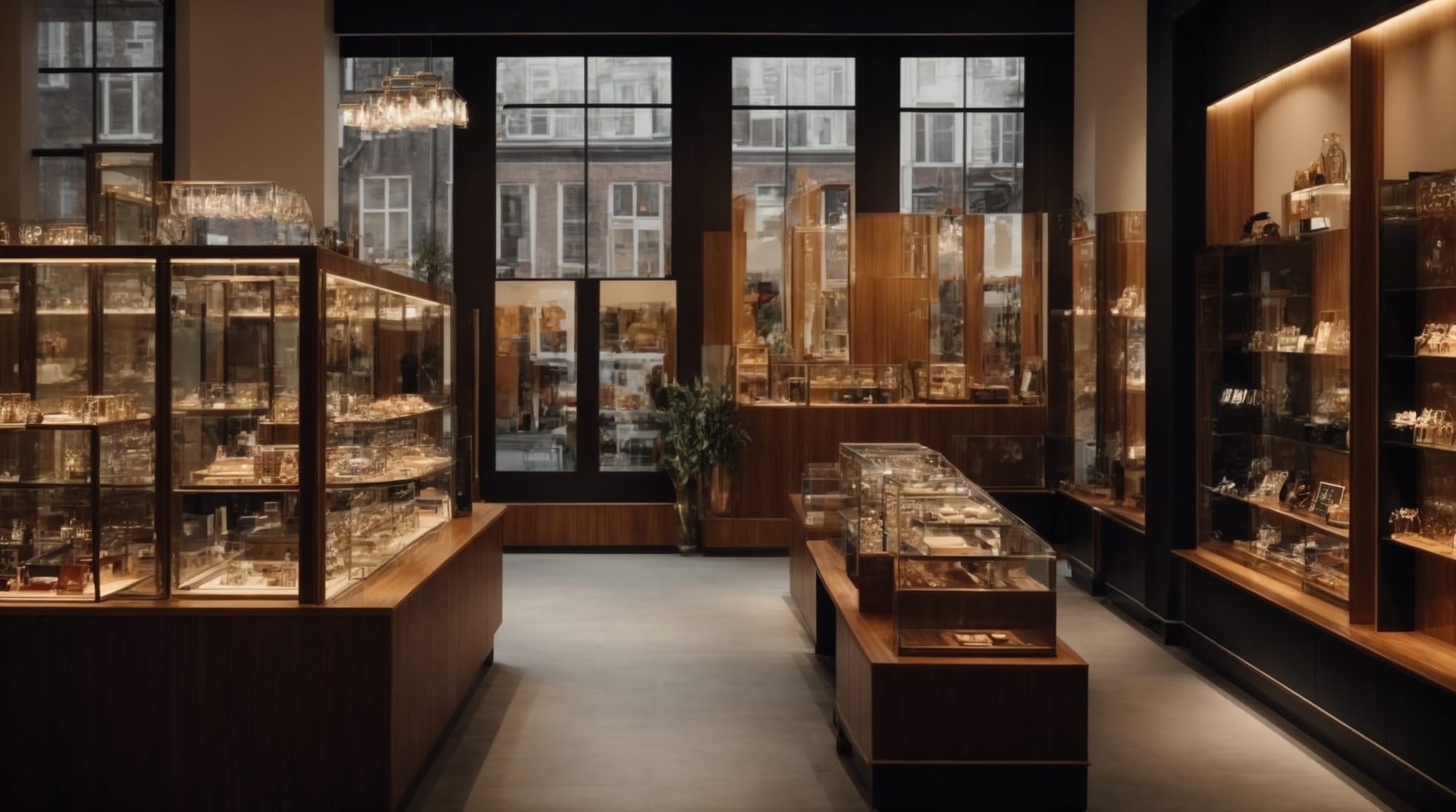 boutique stores Artisan jewelry displayed in an Amsterdam boutique