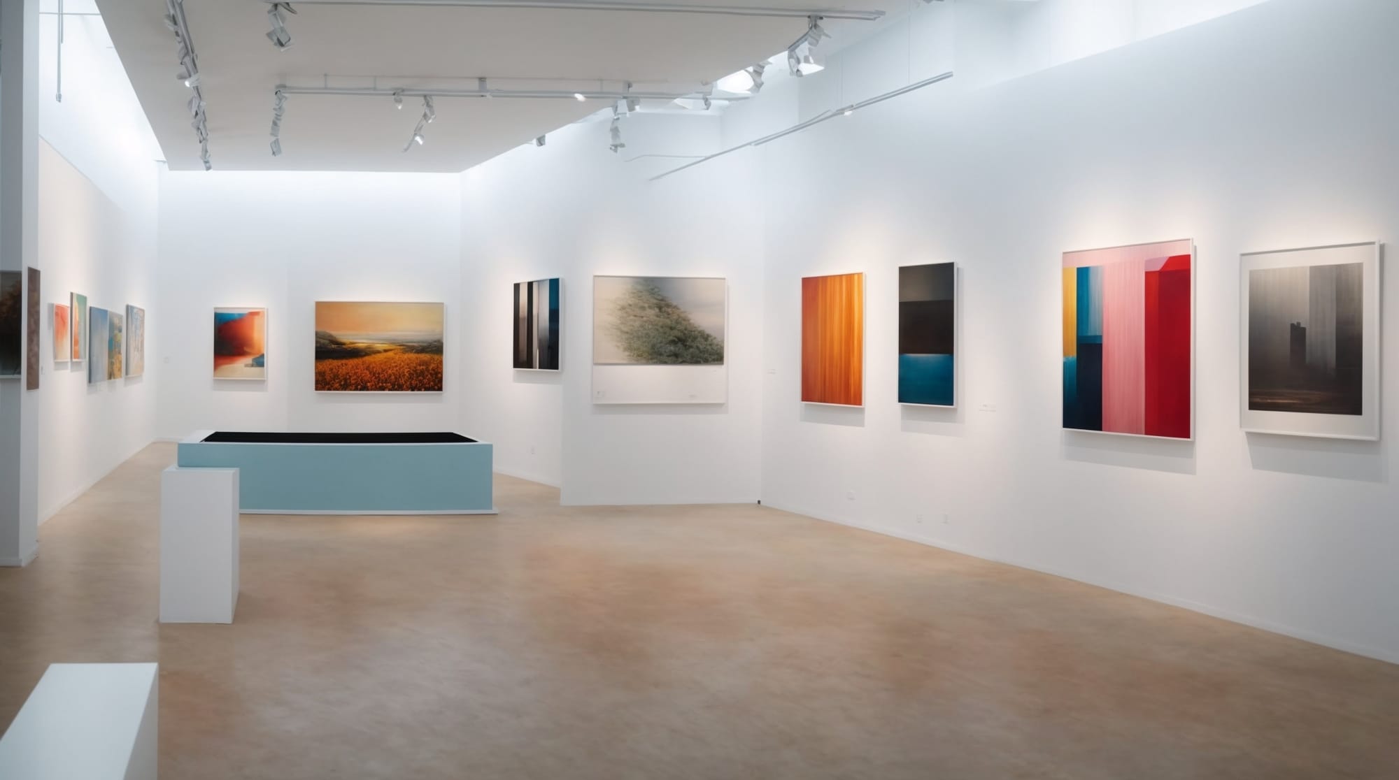 A vibrant contemporary art gallery off the usual tourist path