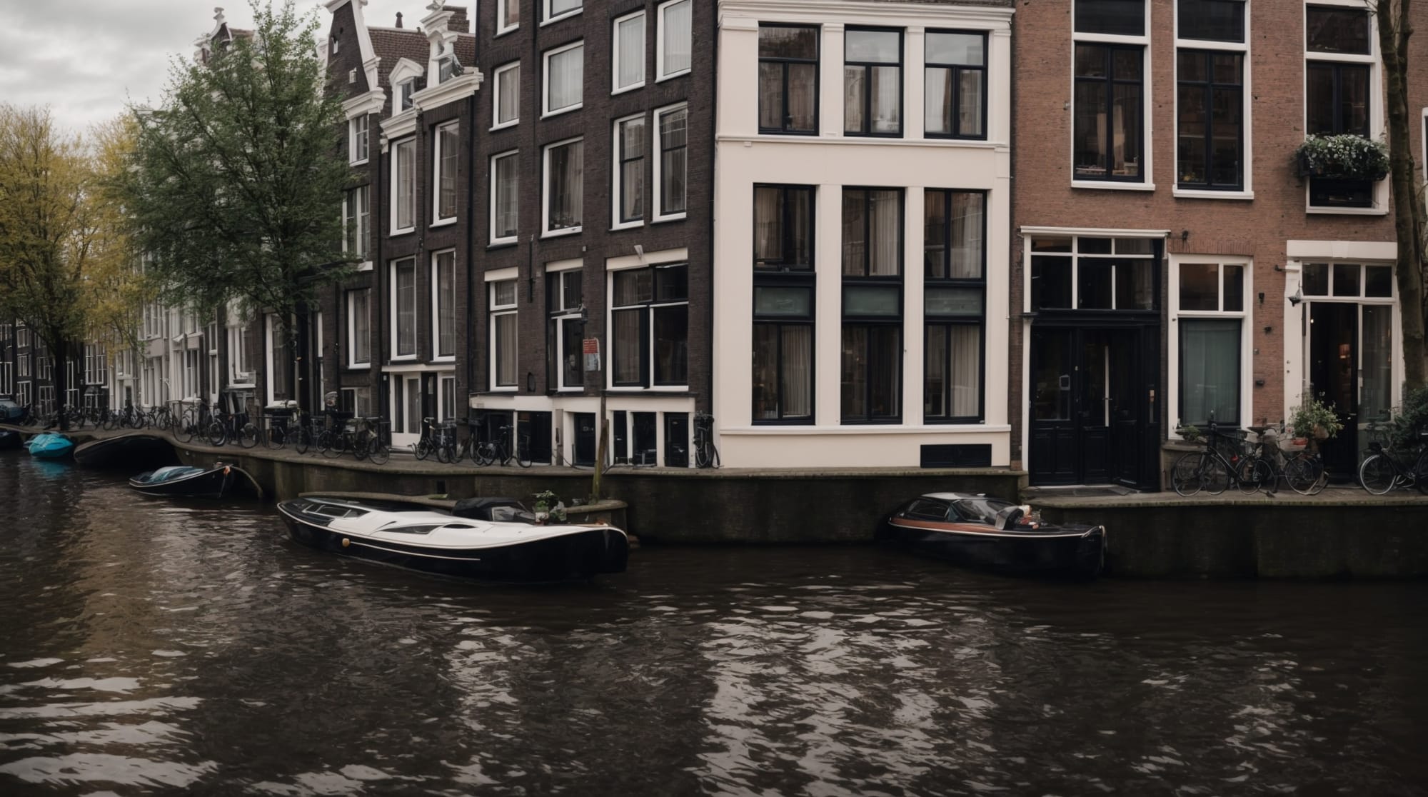 cozy stays Morning view from a Canal Charm B&B overlooking the historical Amsterdam canals