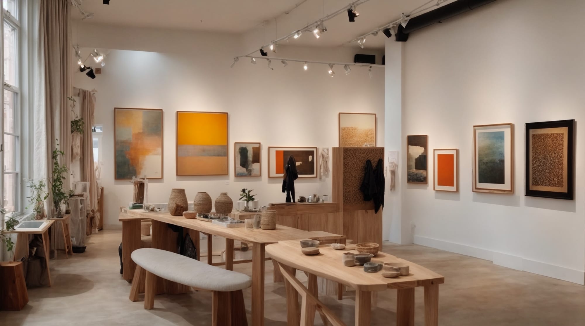 cultural tour Cozy art galleries in Jordaan showcasing modern contemporary crafts and arts