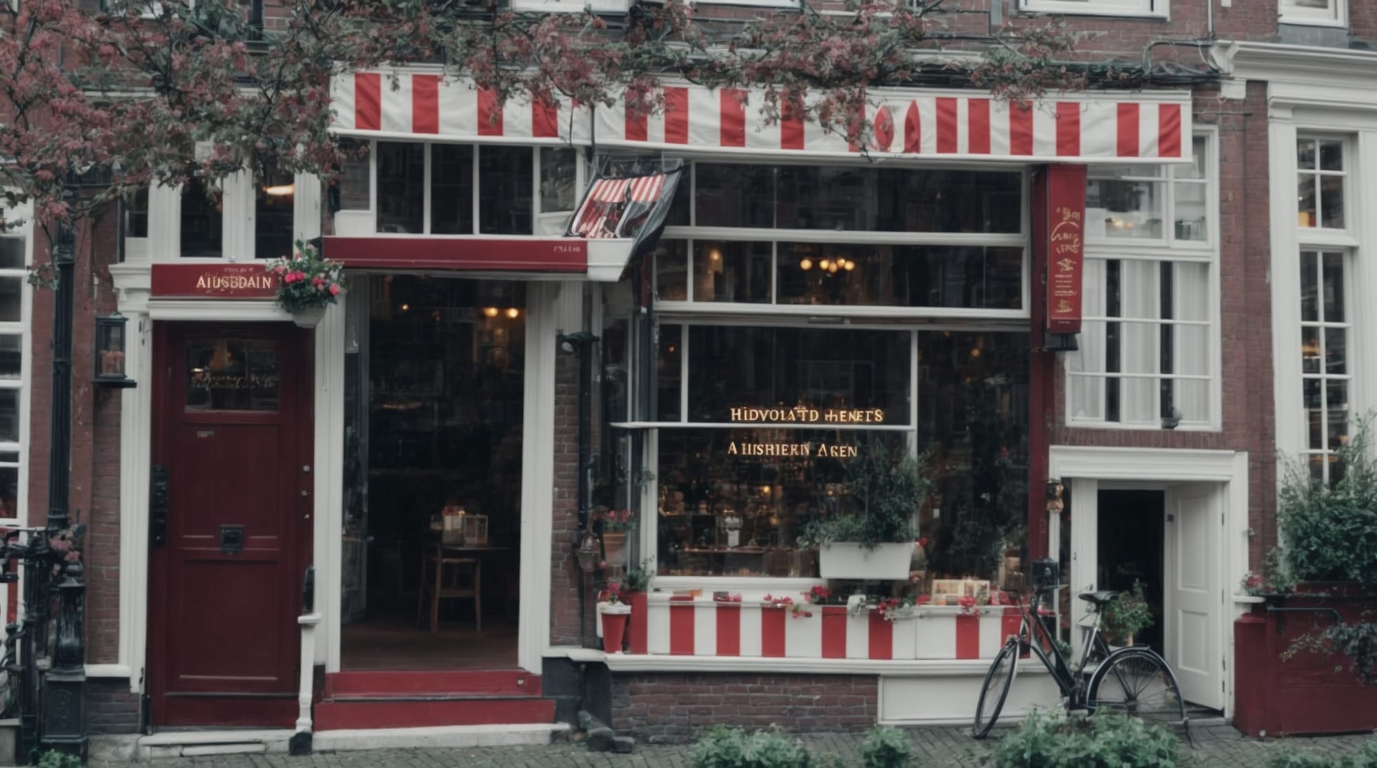 hidden gems Amsterdam Image of cozy café in Amsterdam frequented by locals