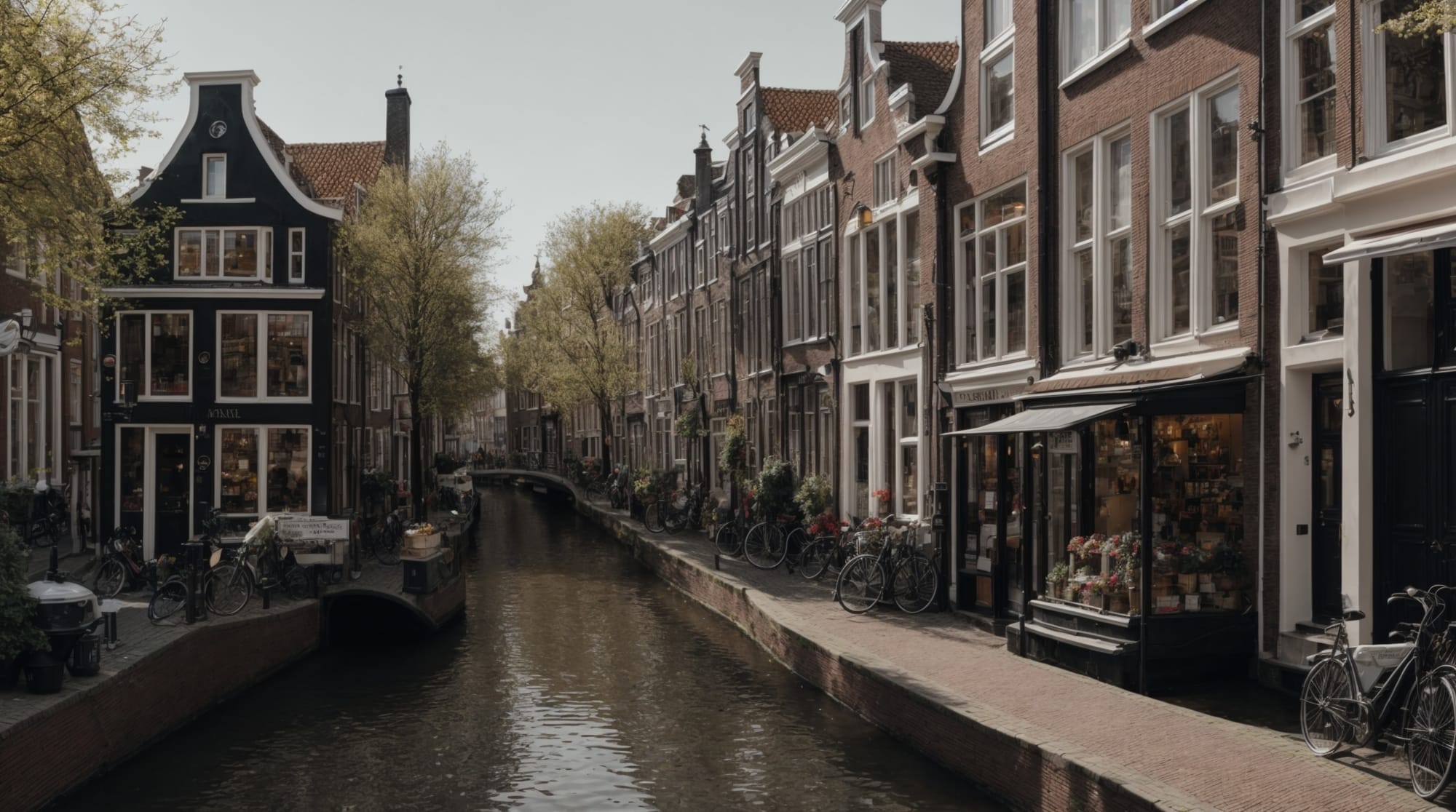 Jordaan Scenic view of Jordaan district, showcasing its narrow streets and unique shops