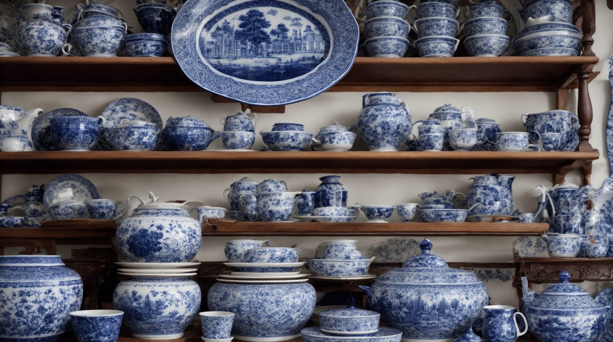 local crafts Handcrafted Delftware in a boutique in the Jordaan District