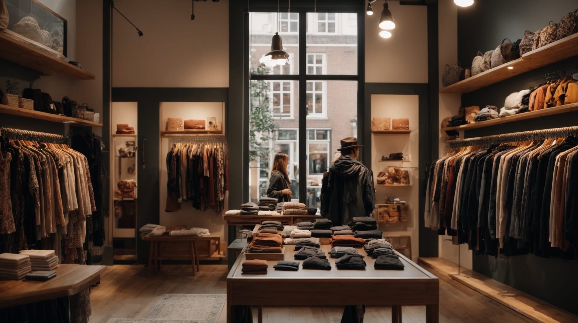 local guide Amsterdam Inside a cozy boutique in Amsterdam, showcasing handcrafted goods and local designs.