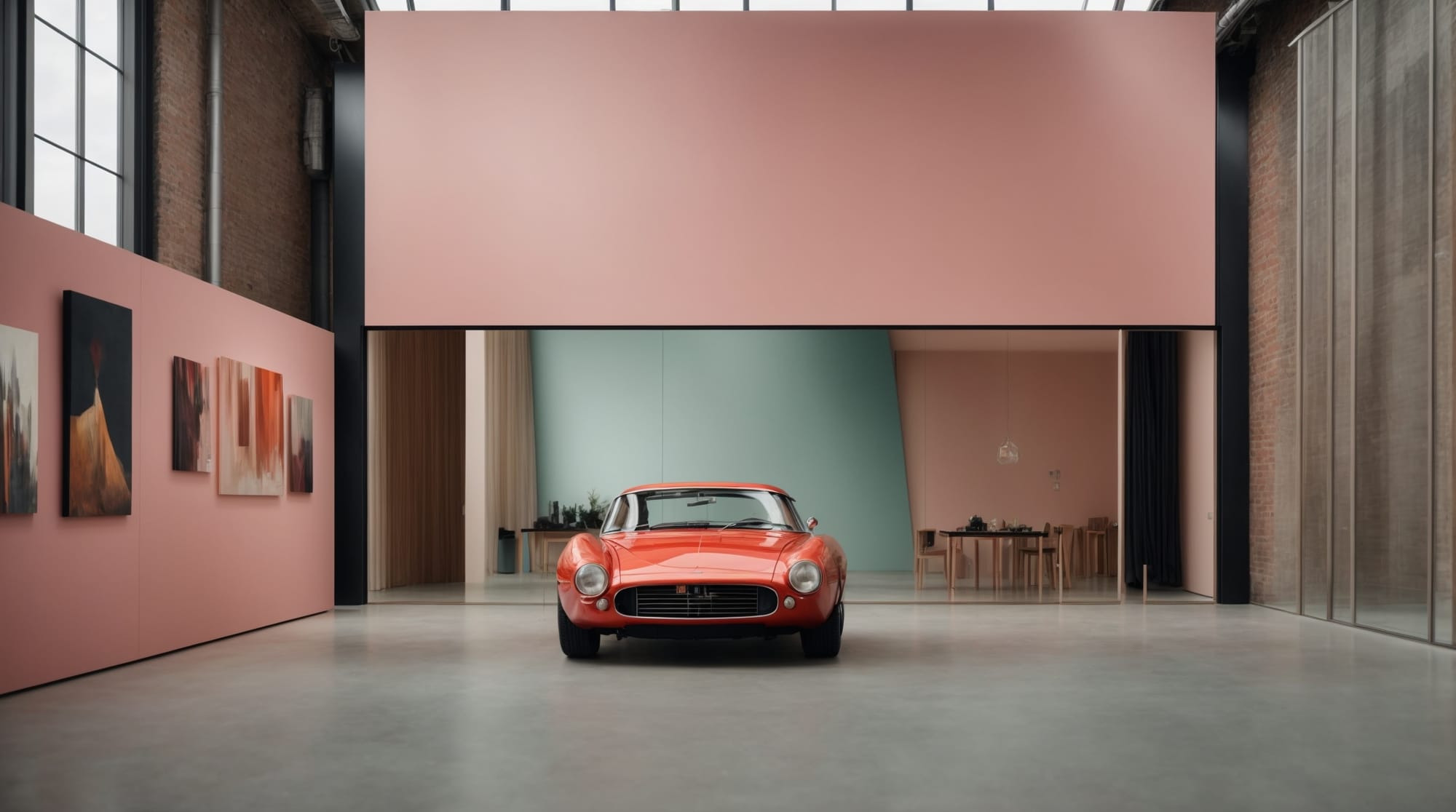 modern Dutch art An exhibition of contemporary Dutch art highlighting innovative use of color and form