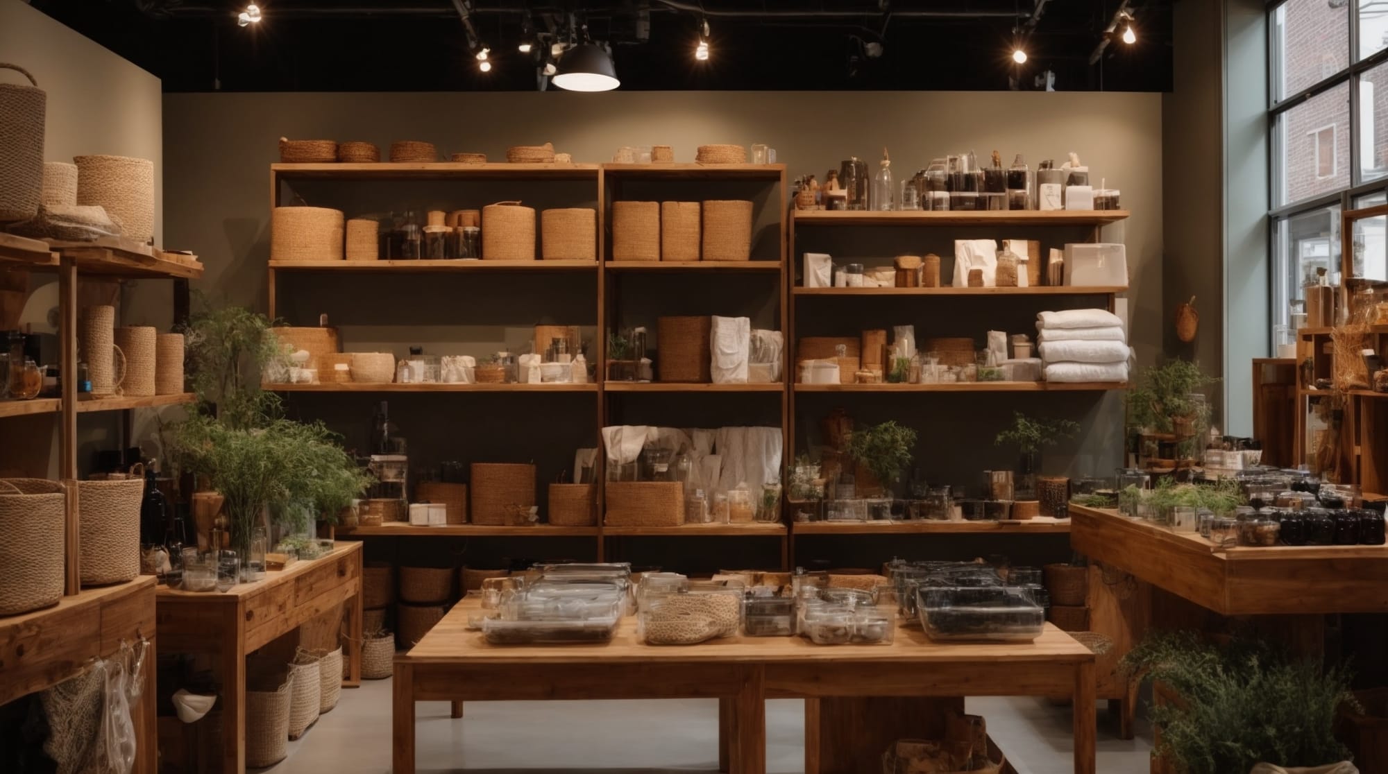 unique finds Eco-friendly products displayed in a sustainable Amsterdam shop