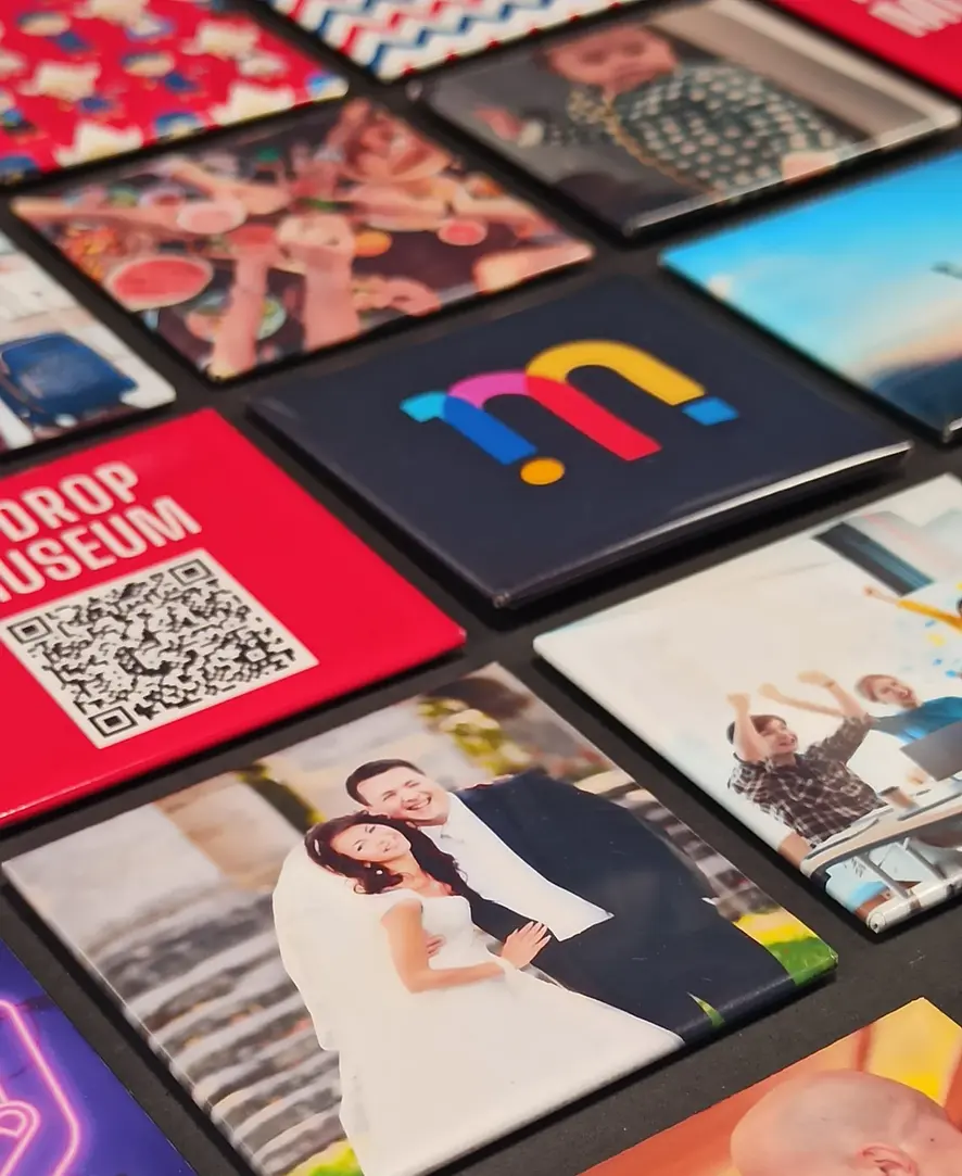 Stick Your Memories Anywhere with Custom Square Photo Magnets