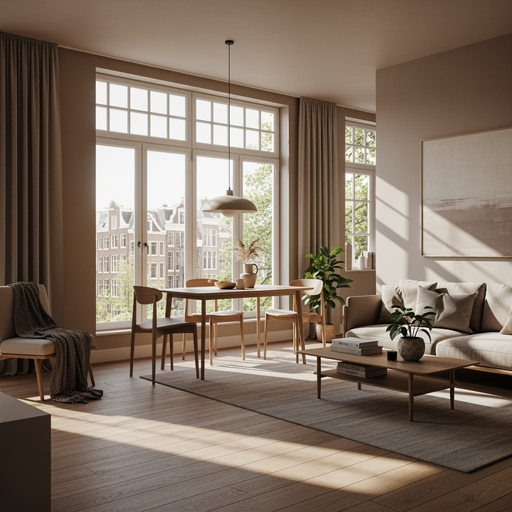 Studio Wijsman Reimagines Intimate Living with Elemental Design in Amsterdam Apartment