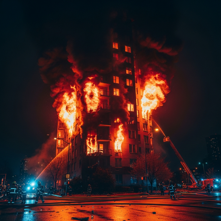 Devastating Fire Ravages Manhattan Apartment Building Causing Significant Damage and Emergency Response